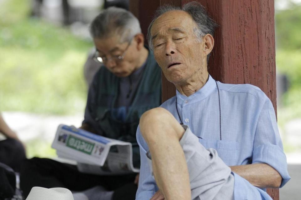 Oldest nation: Life expectancy in South Korea is to top 90 for those born in 2030. (ASSOCIATED PRESS)