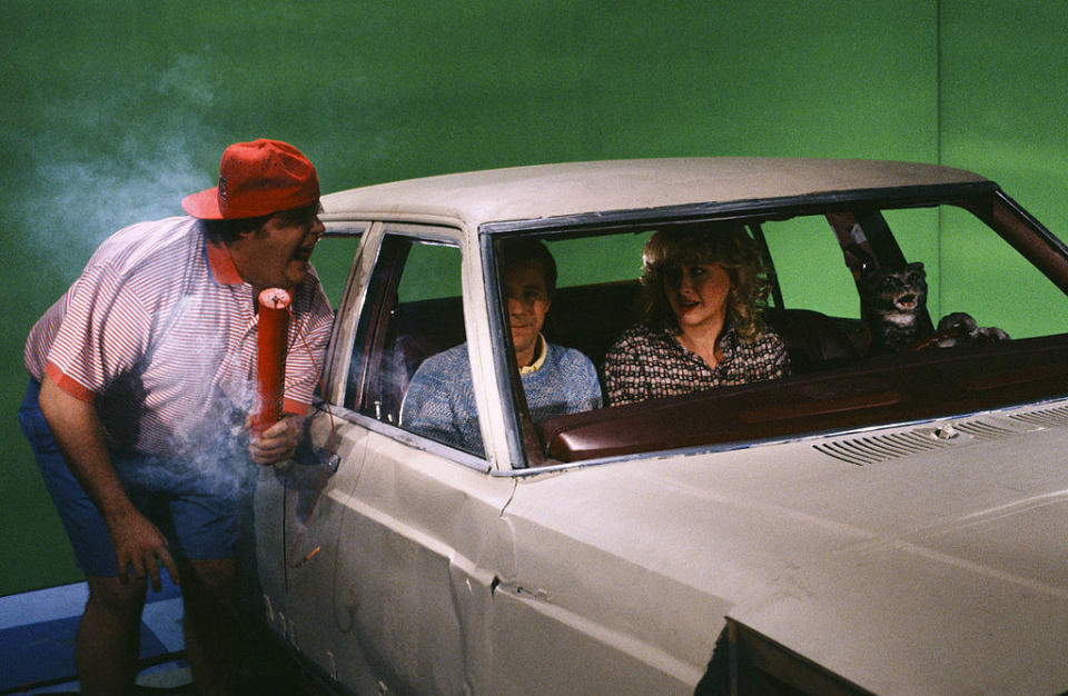 A car in the studio for an SNL sketch