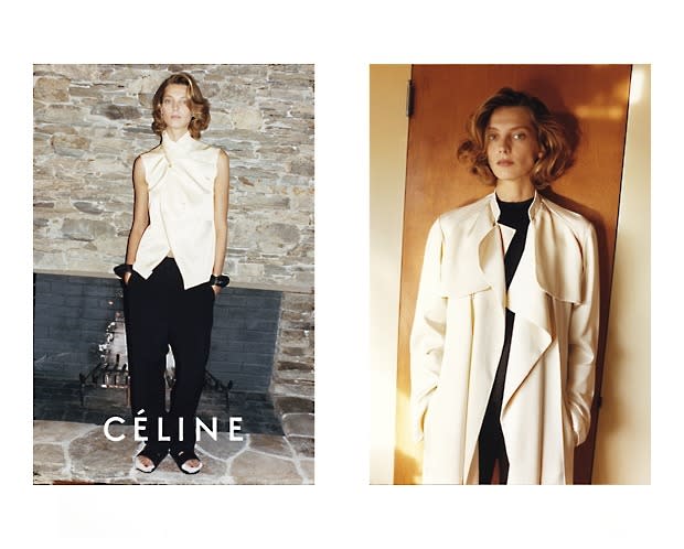 Daria Werbowy for Céline, Spring 2013