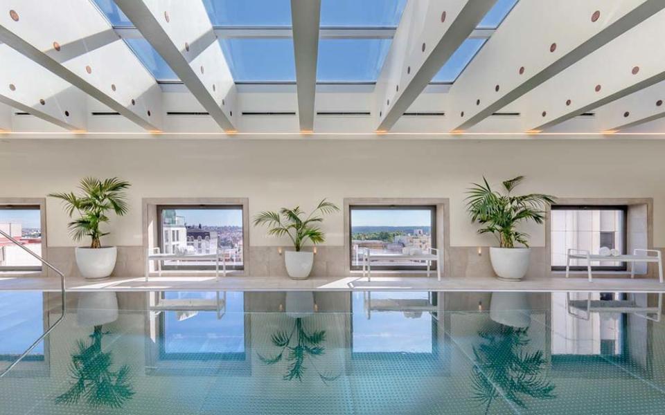 Find havens of calm in the centre of buzzing Madrid at hotels like Barcelo Torre de Madrid that come with sumptuous spas 