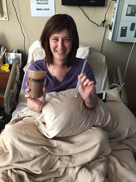 Emily Pomeranz died of pancreatic cancer, but not before savoring one final Tommy’s milkshake. (Photo: Facebook)