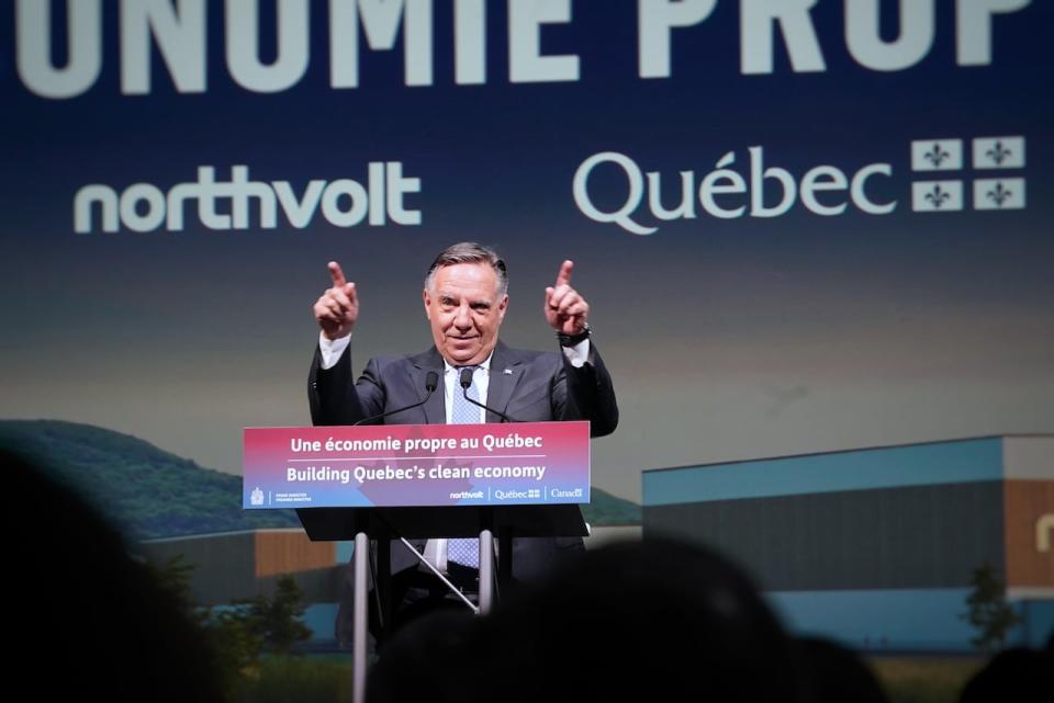 François Legault hopes Quebec will become a world leader in the green economy.