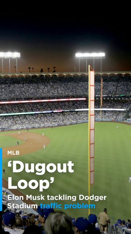 Musk tackling Dodger Stadium traffic problem with the 'Dugout Loop'