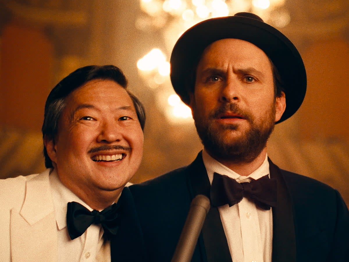 Failing upwards: Ken Jeong and Charlie Day in ‘Fool’s Paradise’ (Signature Entertainment)