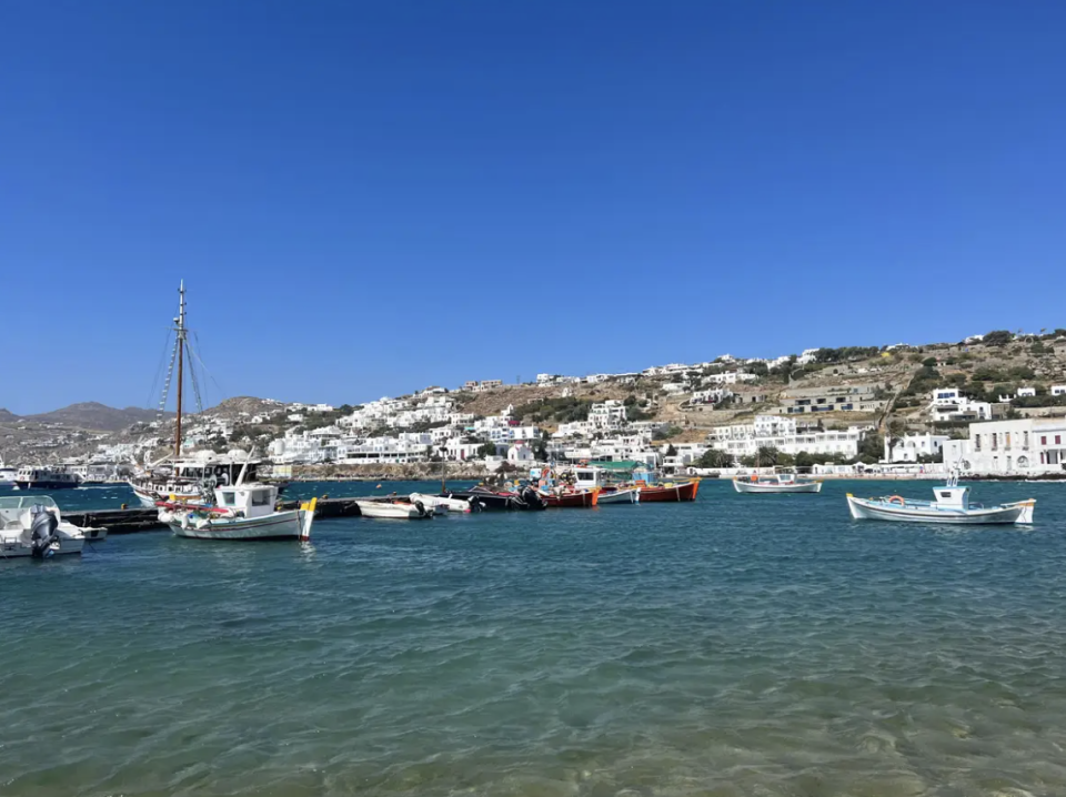 Mykonos war einer meiner Lieblingshäfen. - Copyright: Rachel Dube