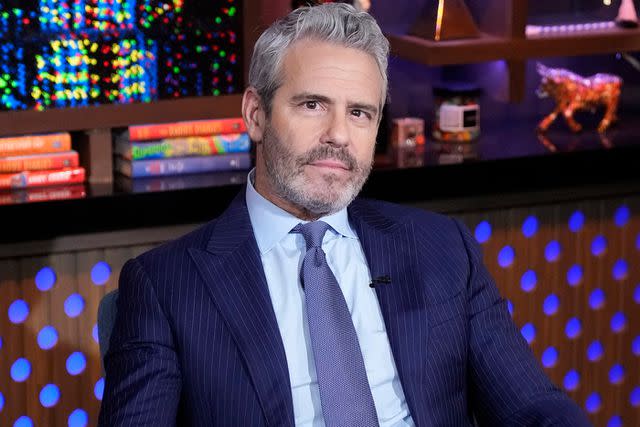 <p>Charles Sykes/Bravo via Getty</p> Andy Cohen on 'Watch What Happens Live!'