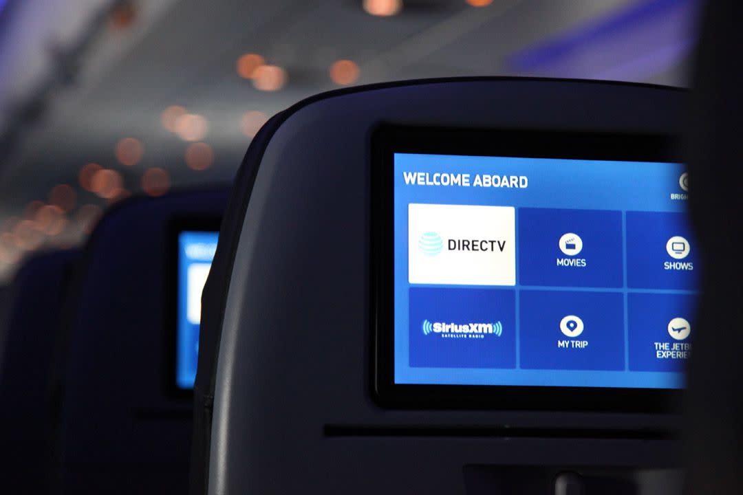 jetblue entertainment screen