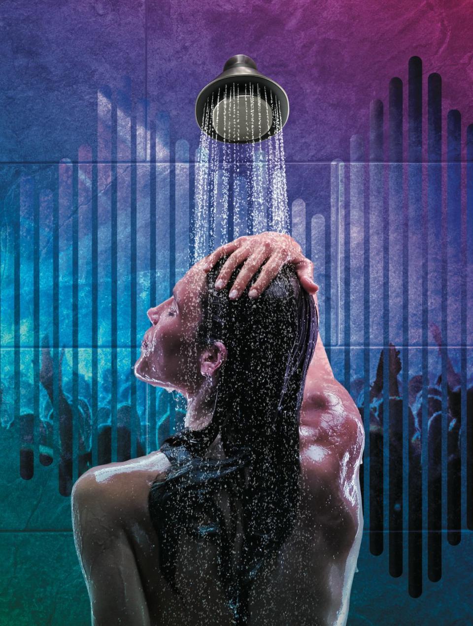 Used to be that people sang in the shower. But thanks to <a href="https://www.smarthome.kohler.com/smart-shower-speaker-moxie" target="_blank" rel="noopener noreferrer">this showerhead that includes Bluetooth,</a> your shower now sings to you.