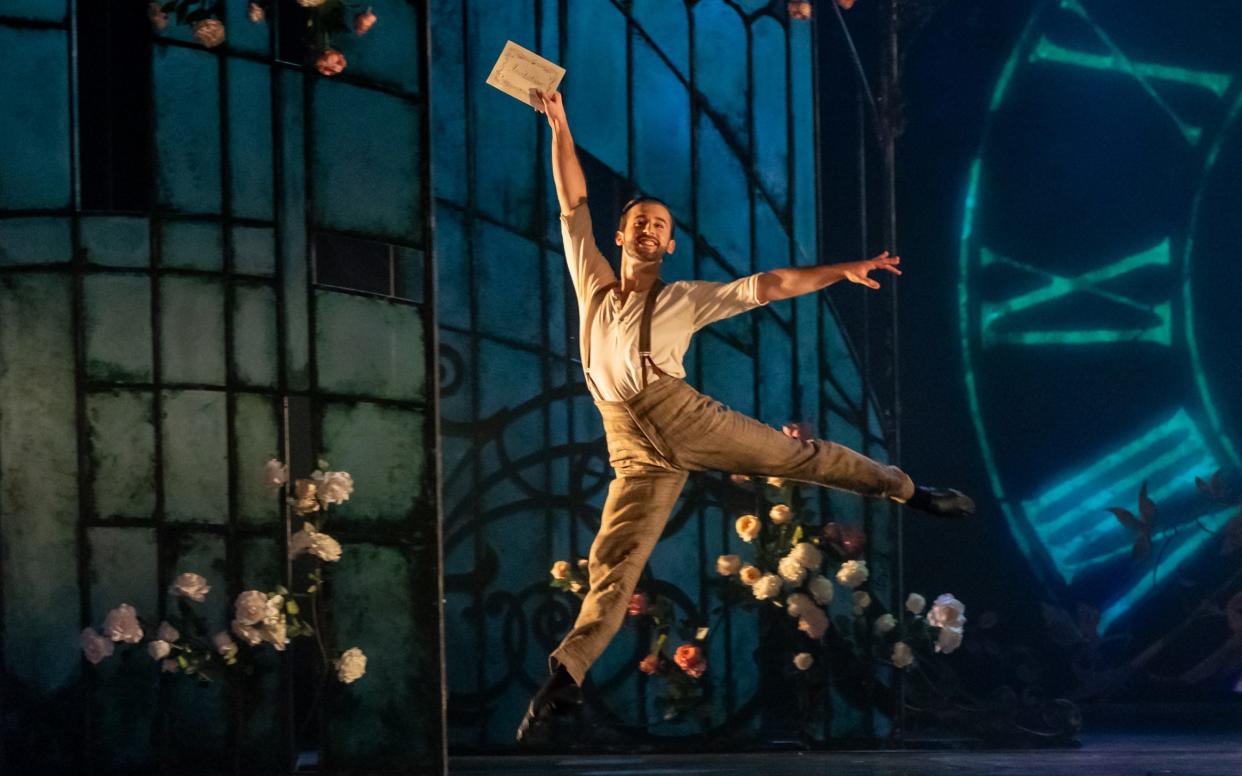 Bruno Micchiardi as Cinders in Scottish Ballet's Cinders