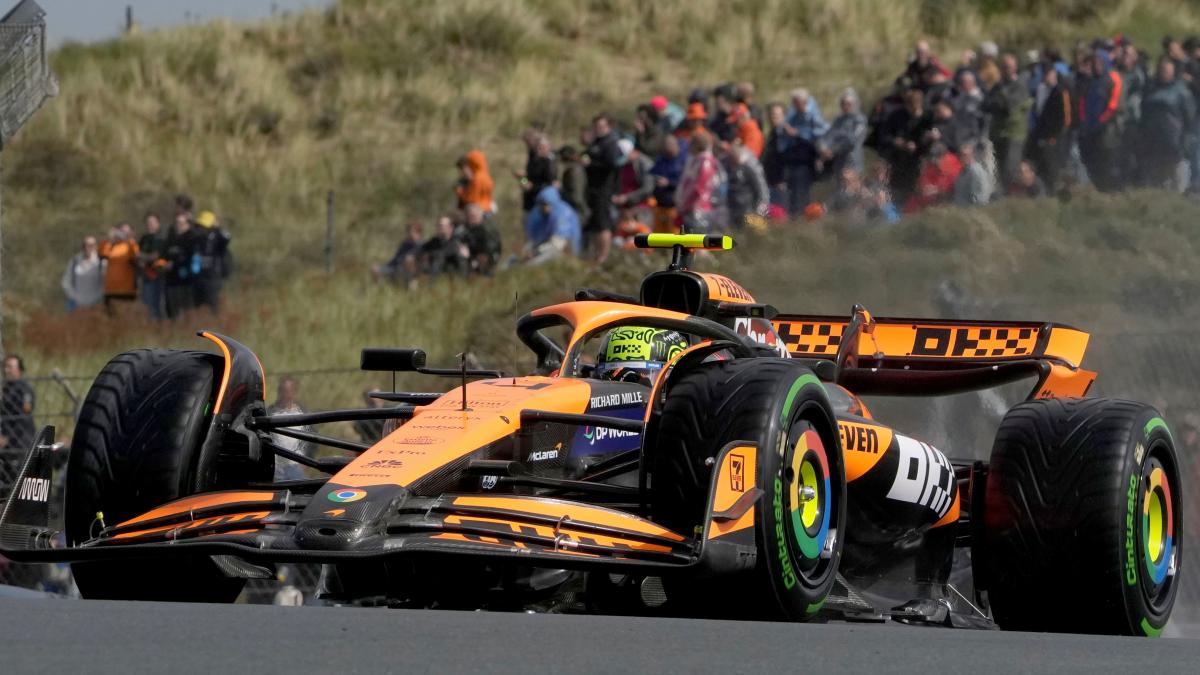 Lando Norris fastest in first practice for the Dutch Grand Prix