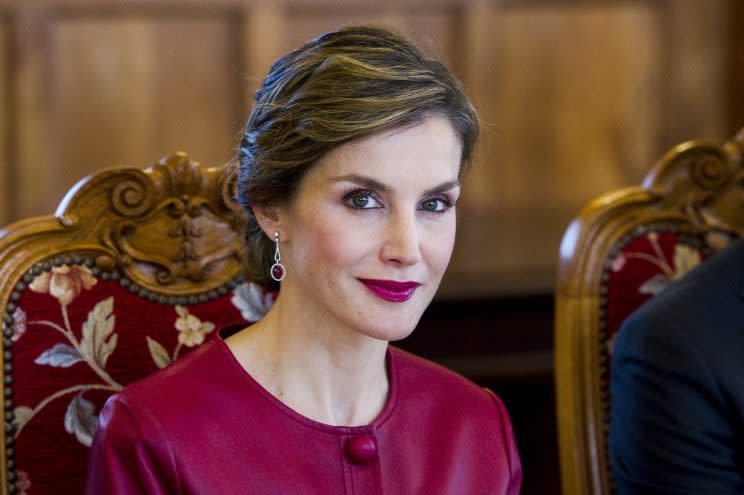 Queen Letizia of Spain rose to royalty from the middle class. (Photo: Getty)