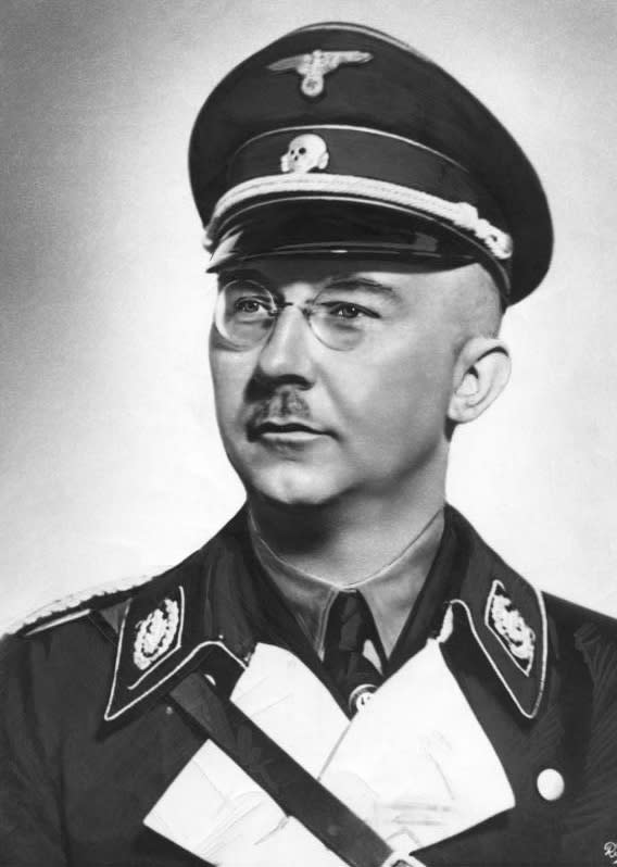 Heinrich Himmler se suicidó en 1945. Foto: Wikimedia Commons.