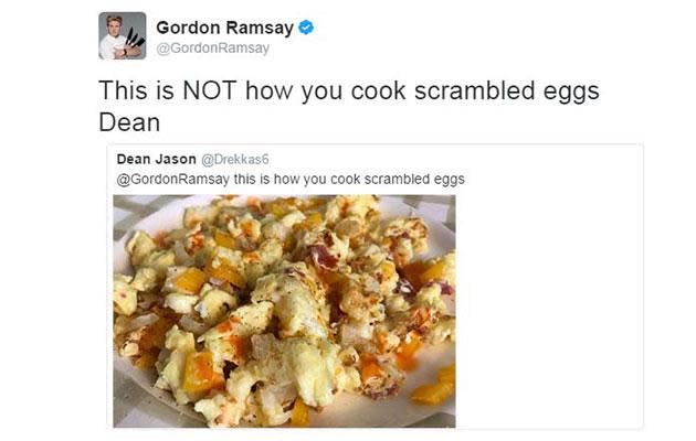 The most savage Gordon Ramsay tweets