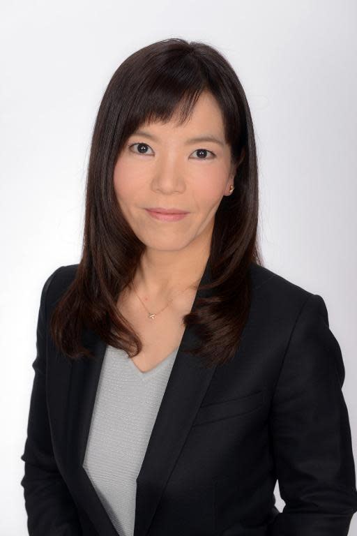 Chie Shimpo, the newly appointed president of Nomura Trust and Banking in Tokyo, March 5, 2014