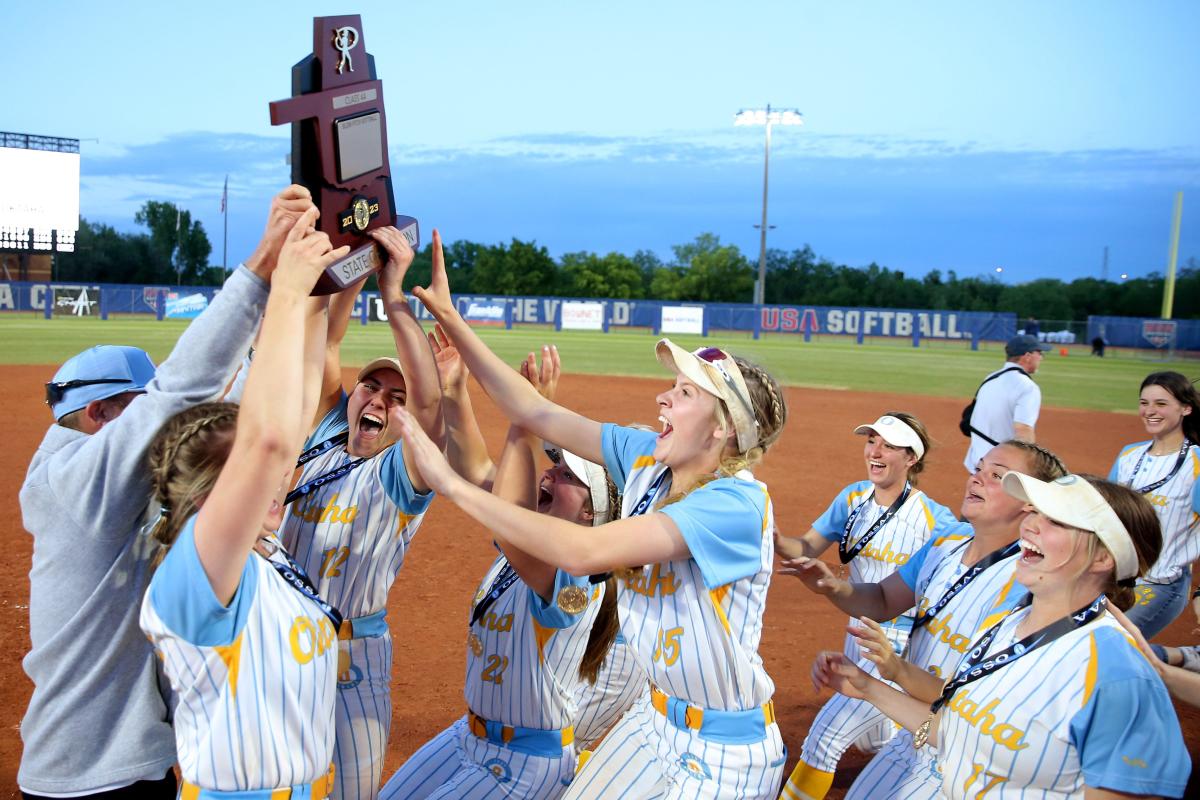 Oklahoma high school softball 2023 OSSAA state slowpitch tournament