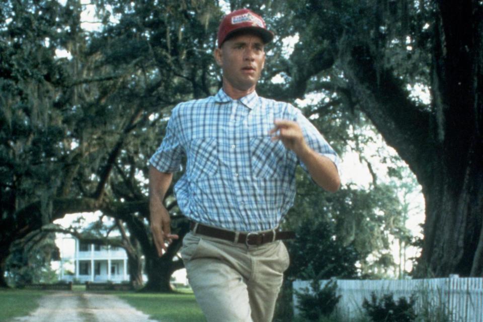 Tom Hanks helped pay for the iconic running scene in 'Forrest Gump' after Paramount refused to fund it (Rex Features)