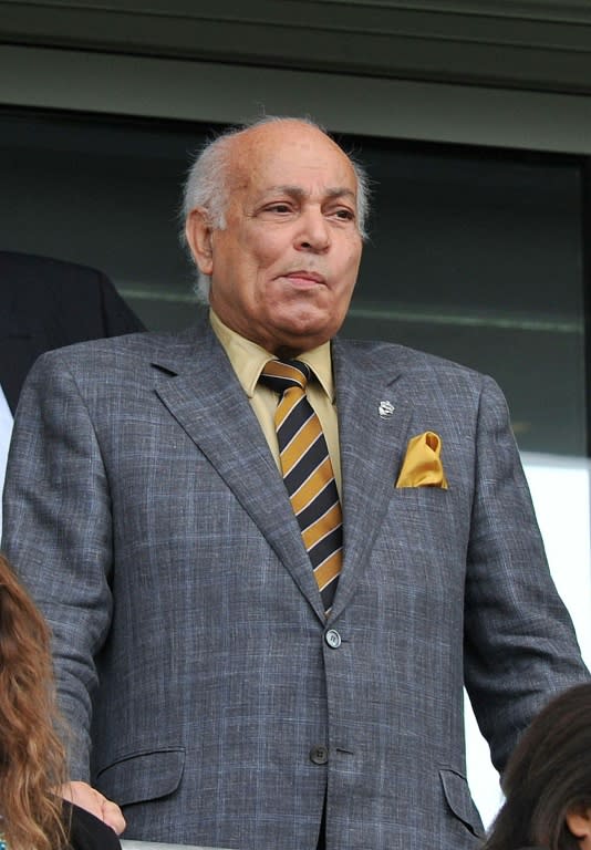 Hull City's Egyptian-born owner Assem Allam, pictured on September 27, 2014, indicated that a deal has been agreed to sell the club, with a Chinese consortium led by commercial property investors Dai Yongge and Dai Xiu Li believed to be taking over