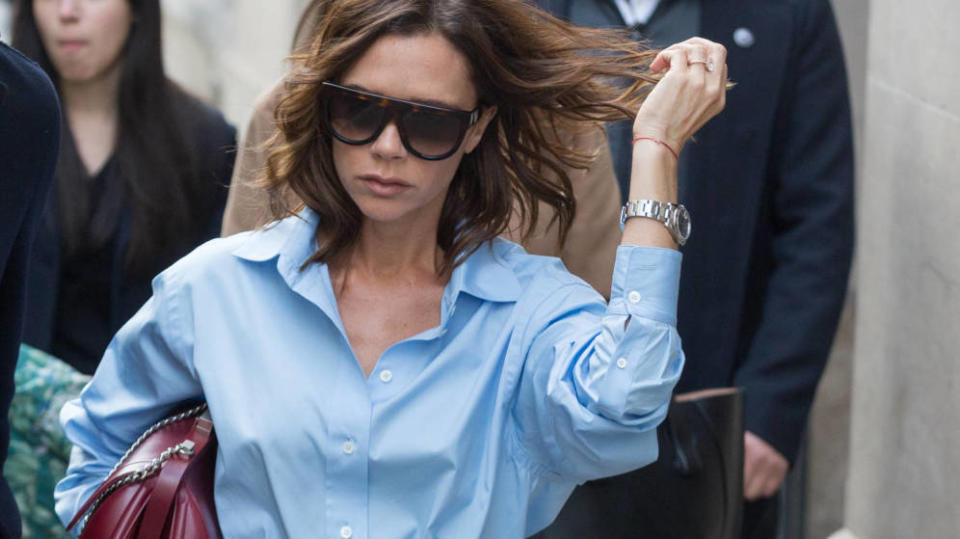 El descuido de Victoria Beckham en Madrid