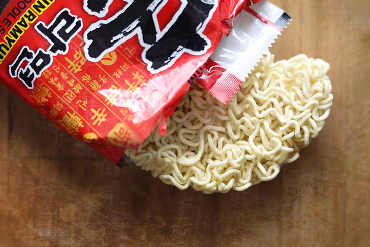 Choose your favourite packet of instant ramen: be it springier noodles or a spicier soup.