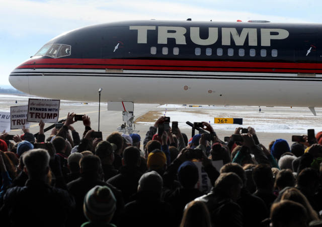 donald trump plane inside