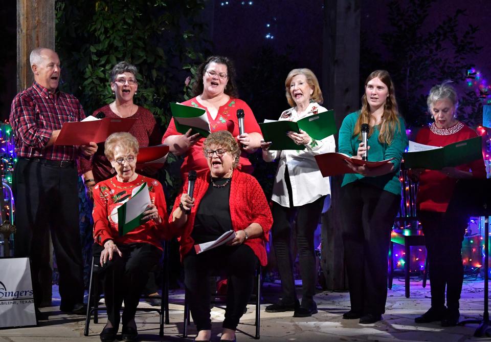 Celebration Singers perform during at "Christmas in the Garden".