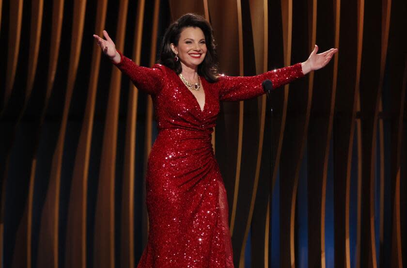 Los Angeles, CA - February 24: Fran Drescher photographed during the 30th Screen Actors Guild Awards in Shrine Auditorium and Expo Hall in Los Angeles, CA, Saturday, Feb. 24, 2024. (Robert Gauthier / Los Angeles Times)