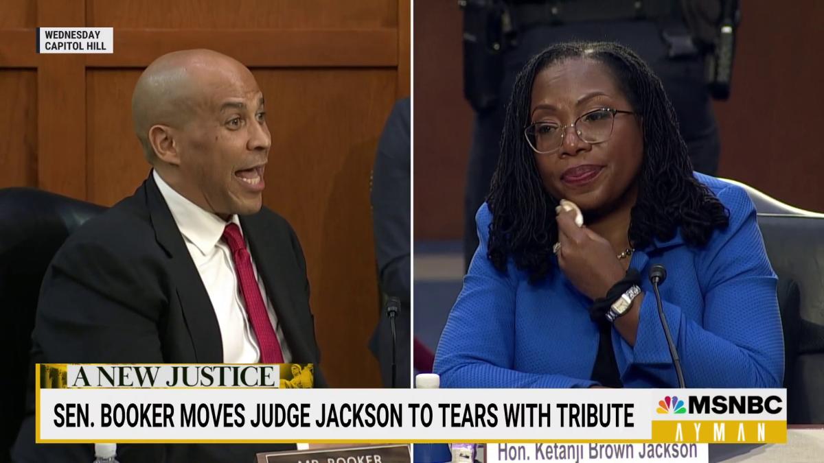 Cory Booker Moves Judge Ketanji Brown Jackson To Tears 5942