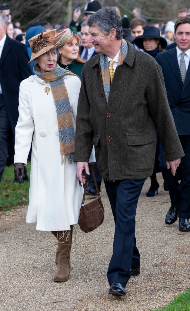 the British royal family attends the Christmas service