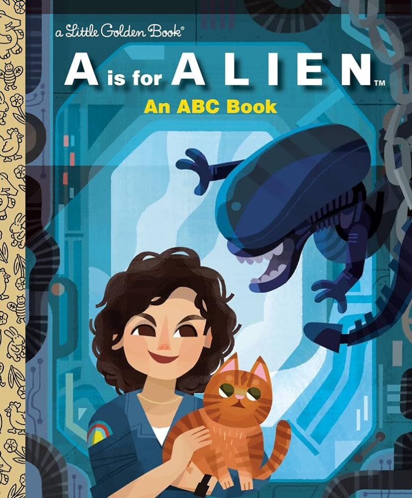 Portada de "A is for Alien", el libro infantil basado en la película de horror. (Crédito: Penguin Random House)