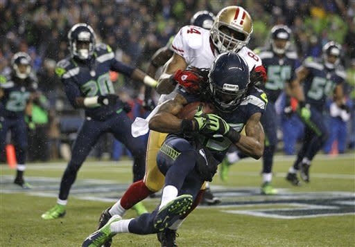 Seattle Seahawks' Marshawn Lynch can take the direct route - Los Angeles  Times