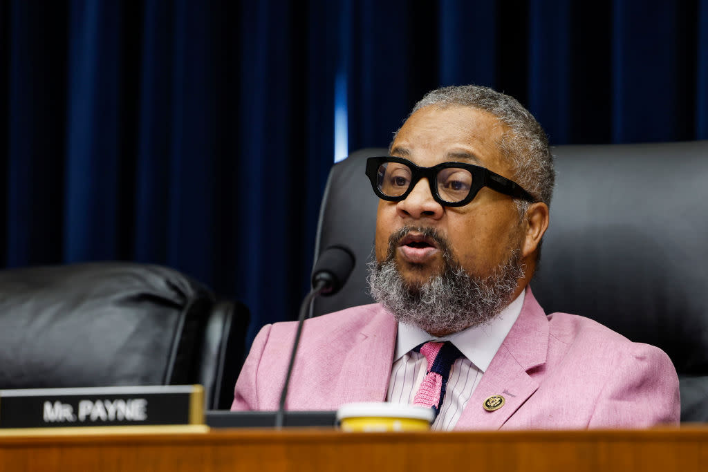 WASHINGTON, DC - JUNE 06: Ranking Member Donald Payne (D-NJ) speaks during a hearing with the House Subcommittee on Railroads, Pipelines, and Hazardous Materials in the Rayburn House Office Building on June 06, 2023 in Washington, DC. Members of the subcommittee held the hearing to discuss Amtrak operations and safety. (Photo by Anna Moneymaker/Getty Images)