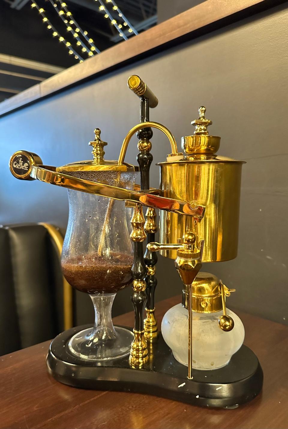 A Belgium Syphon coffee experience, tableside, is available to enjoy at Pioneer Coffee Co. in Massillon.