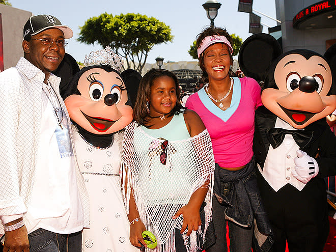 <p>Though her parents tried to keep her life as private as possible, save for brief appearances on the family reality show <em>Being Bobby Brown</em>, Bobbi Kristina still enjoyed the occasional perk, like a trip to Anaheim, California's Disneyland with Mom and Dad in 2004 for the premiere of <em>The Princess Diaries 2: Royal Engagement</em>. "My daughter is my greatest inspiration," <a href="http://www.accesshollywood.com/whitney-houstons-last-one-on-one-interview-conducted-by-access-hollywoods-shaun-robinson_article_60455" rel="nofollow noopener" target="_blank" data-ylk="slk:Whitney said" class="link ">Whitney said</a> in one of her final interviews. "My greatest, my greatest."</p>