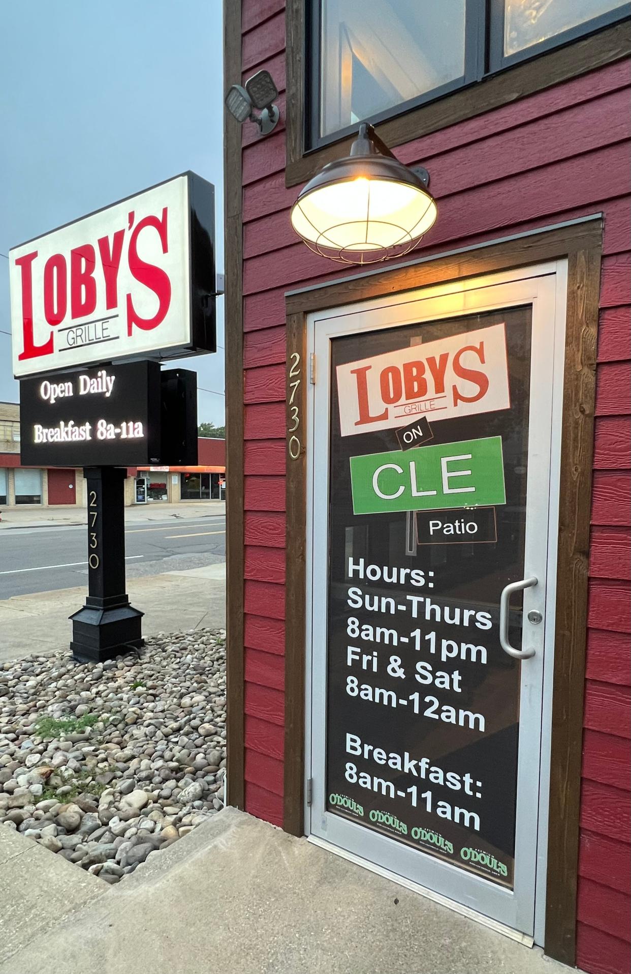 Loby's Grille has opened a new restaurant on Cleveland Avenue NW in Canton.