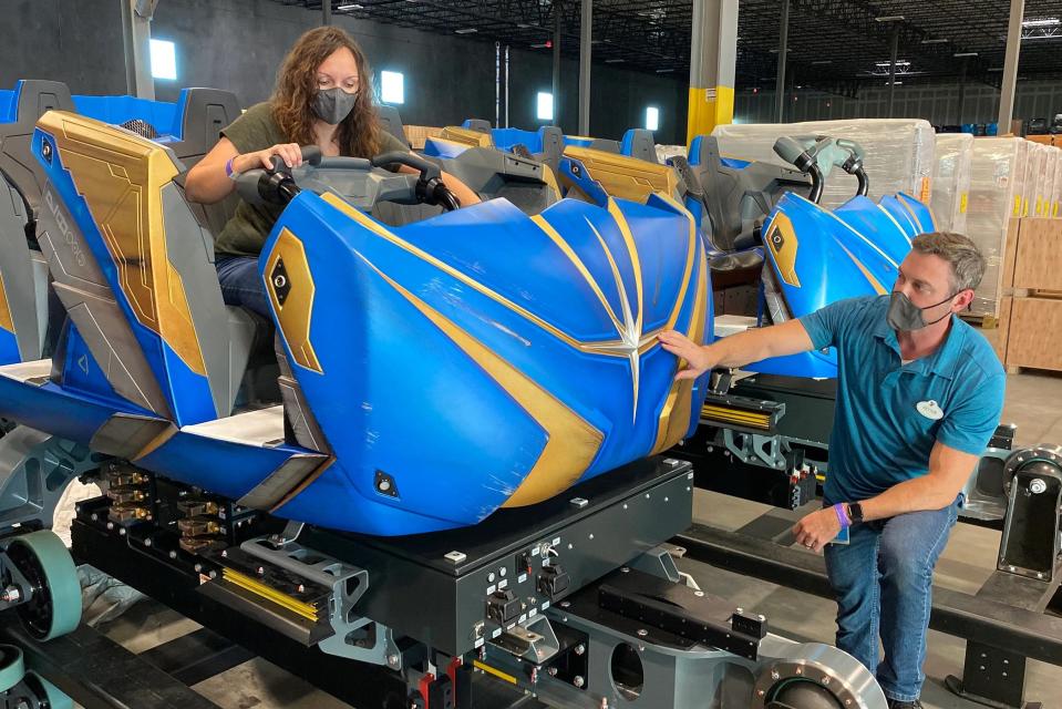 Guardians of the Galaxy ride vehicle.