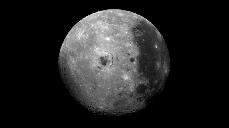 The lunar far side. - Image: NASA-JPL