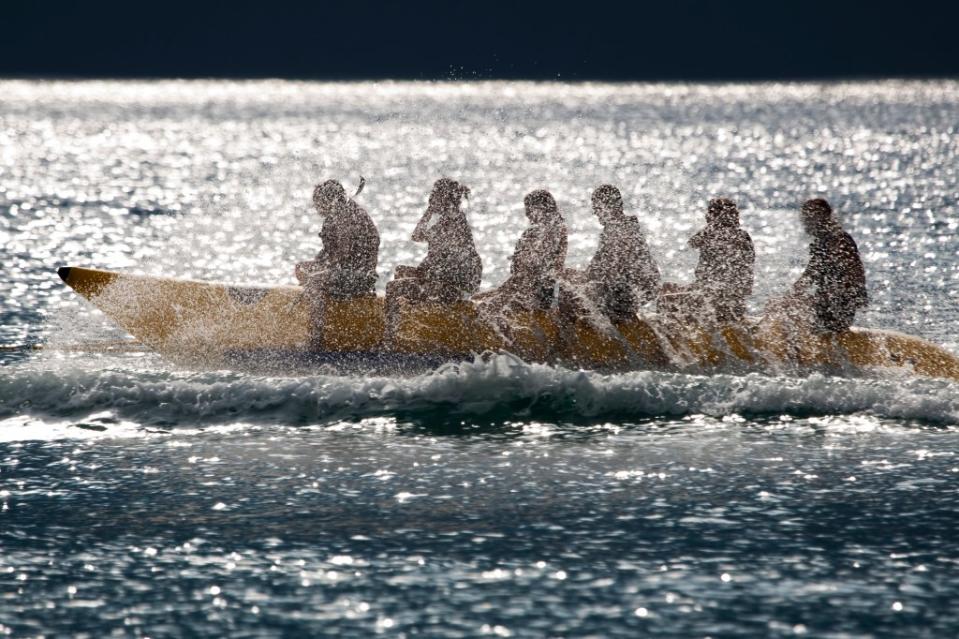 Banana Boat ride via Getty Images