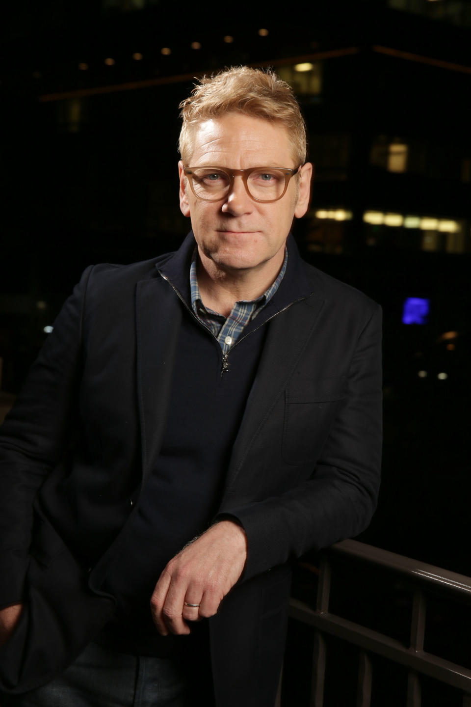 In this Friday, Jan. 10, 2014 photo, director and actor Kenneth Branagh poses for a portrait to promote “Jack Ryan: Shadow Recruit," in Beverly Hills, Calif. The film releases in the U.S. on Friday, Jan. 17, 2014. (Photo by Eric Charbonneau/Invision/AP)