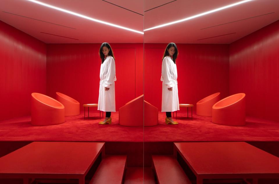 The surreal Impress dental clinic in Valencia, Spain draws design inspo from an unlikely place: David Lynch's surreal 