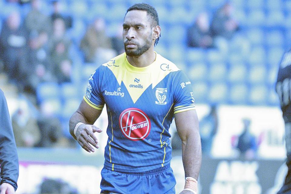 Rodrick Tai scored twice for Warrington Wolves' reserves against Leigh Leopards on Saturday <i>(Image: Mike Boden)</i>