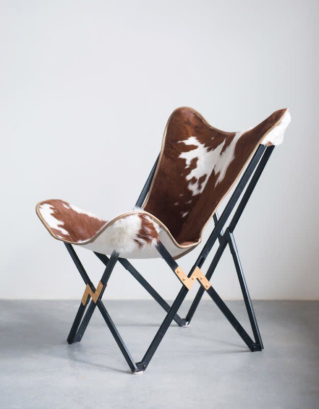 Cowhide Butterfly Chair