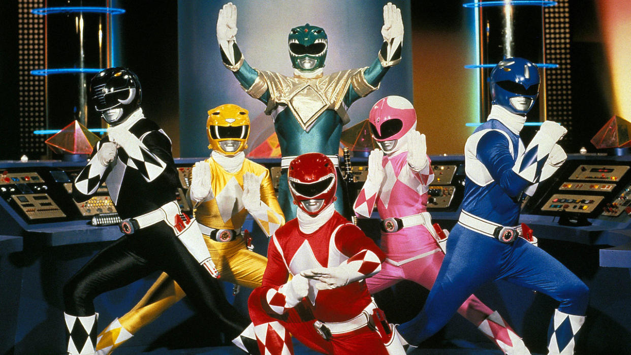  Original Mighty Morphin Power Rangers lineup 