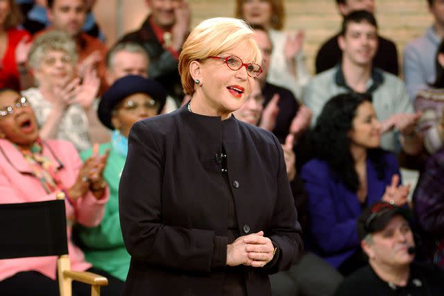 <p>Jim Lord/Getty</p> Sally Jessy Raphael in 2002