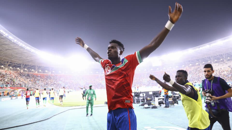 Gambia looked to have stunned the five-time AFCON champion but couldn't hold on in the frantic affair. - Kenzo Tribouillard/AFP/Getty Images