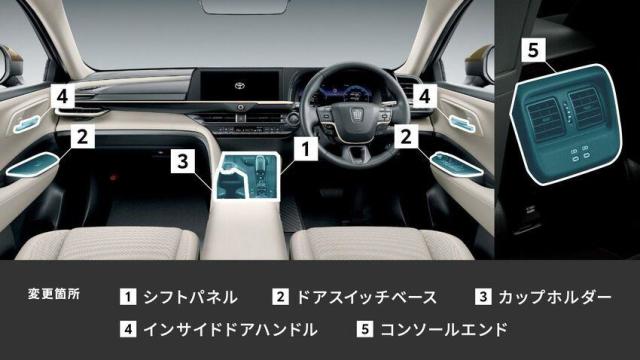 Toyota 推出新「皇冠」內裝升級方案！Crown Crossover 質感更上一層