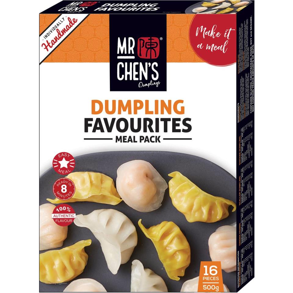 Mr Chen's Dumpling Favourites, $12