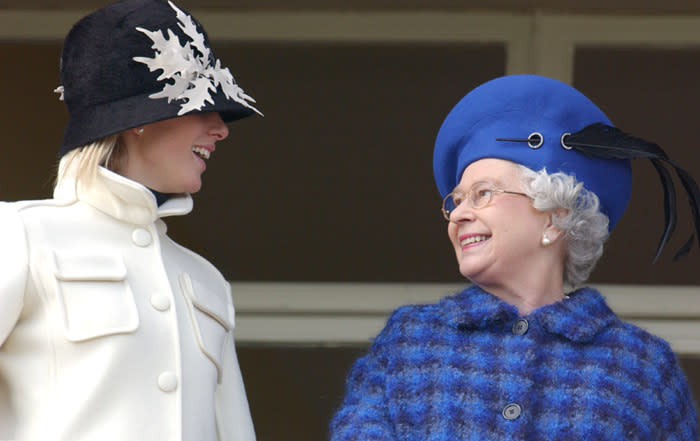 Zara Tindall y la reina Isabel