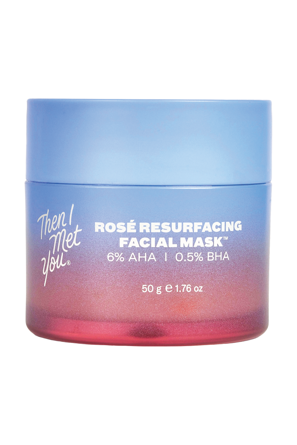 2) Then I Met You Rosé Resurfacing Facial Mask