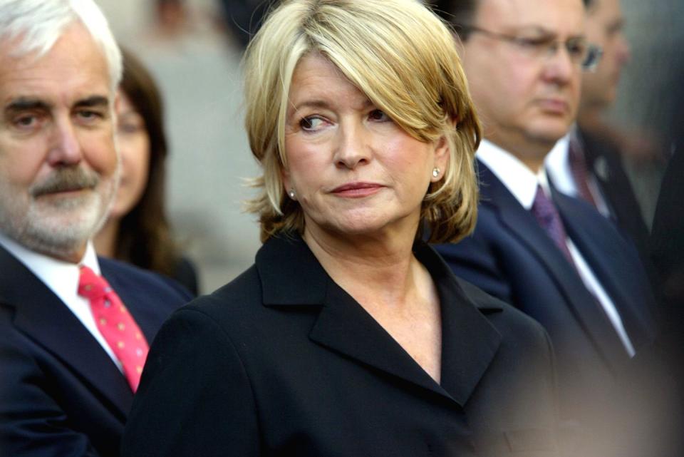 <p>Once upon a time, Martha Stewart was the undisputed queen of homemaking. But her world came tumbling down in 2002 when <a href="https://usatoday30.usatoday.com/money/media/2004-03-05-stewart-timeline_x.htm" rel="nofollow noopener" target="_blank" data-ylk="slk:news broke;elm:context_link;itc:0;sec:content-canvas" class="link ">news broke</a> that she was being investigated for selling off 3,928 shares of ImClone Systems based upon a tip that the stock would soon be dropping drastically. By 2003, she was indicted, and by 2004, she was in prison. The following year, she was released and immediately got to work on a comeback. </p>