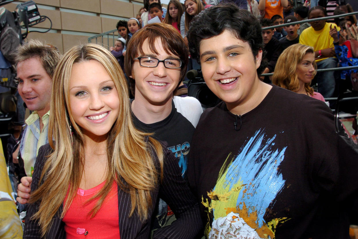 Amanda Bynes; Drake Bell; Josh Peck Kevin Mazur/WireImage/Getty Images